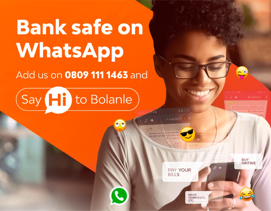 Bank Safe on Whatsapp