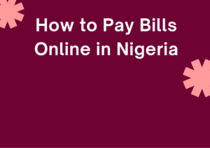 bill payment online
